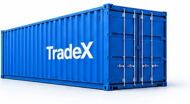 A single shipping container