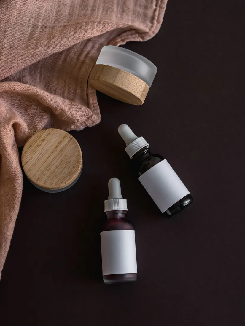Dropper bottles and cosmetic containers